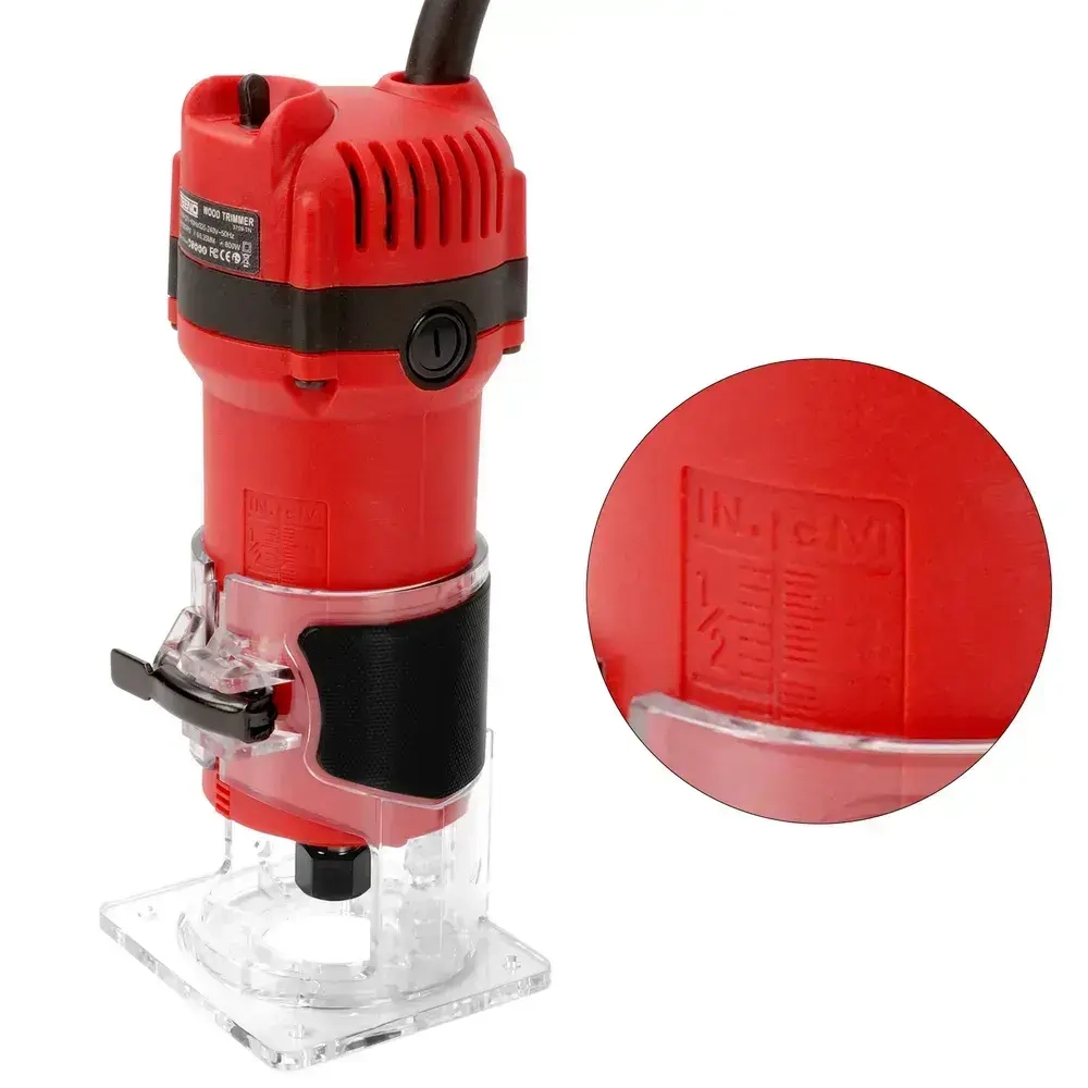 Фрезер по дереву электрический TEENO 800 Вт,цанга 6/6.35 мм,набор фрез 15 шт,31000 об/мин