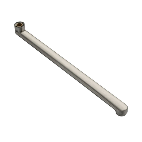 Гусак для ванны плоский L-образный 40 см САТИН 10717