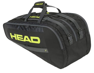 Сумка теннисная Head Base Racquet Bag L - black/neon yellow