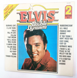 Винтажная виниловая пластинка Elvis Presley Double Dynamite 2LP (UK 1975)