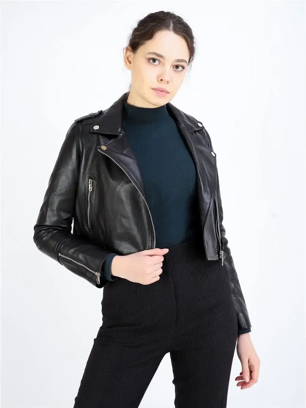 Косуха натуральная кожаная