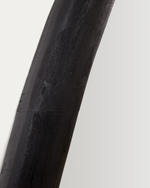 Magrit Зеркало в раме из массива мунгура с черной отделкой Ø 60 x 110 см