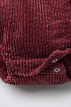 ZARA КОМБИНЕЗОН ИЗ ВЕЛЬВЕТА НА ПОДКЛАДКЕ, БУРГУНДИ