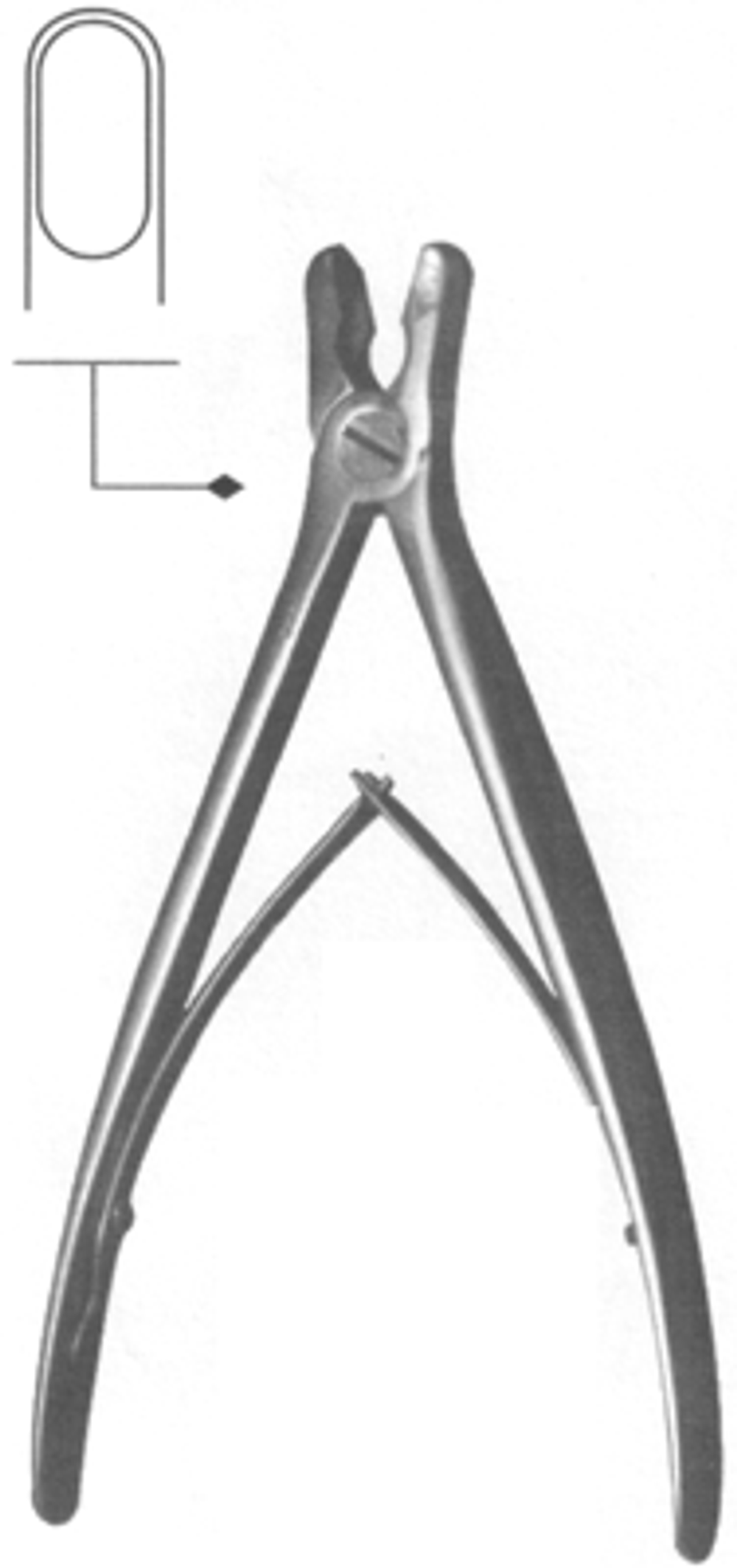 ВР- Щ-59 Щипцы-кусачки костные с круглыми губками прямые