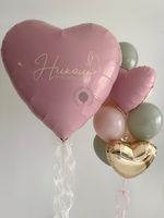 Воздушные шары на выписку девочки №8859