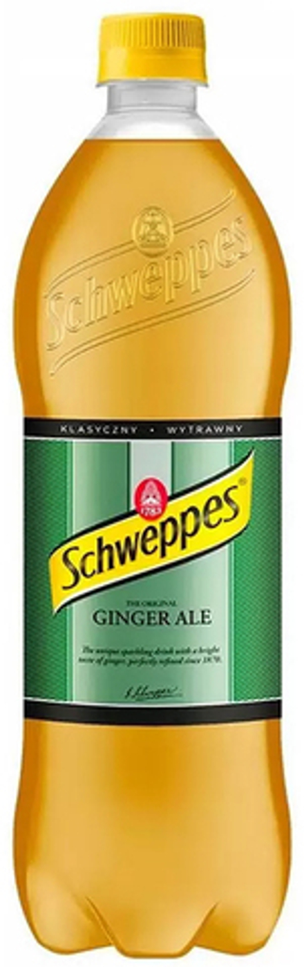 Газированный напиток Швепс Джинджер Эль / Schweppes Ginger Ale 0.85 - пэт