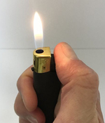Зажигалка газовая софт-тач №0005 "Южный Урал ящерка вертикальная"