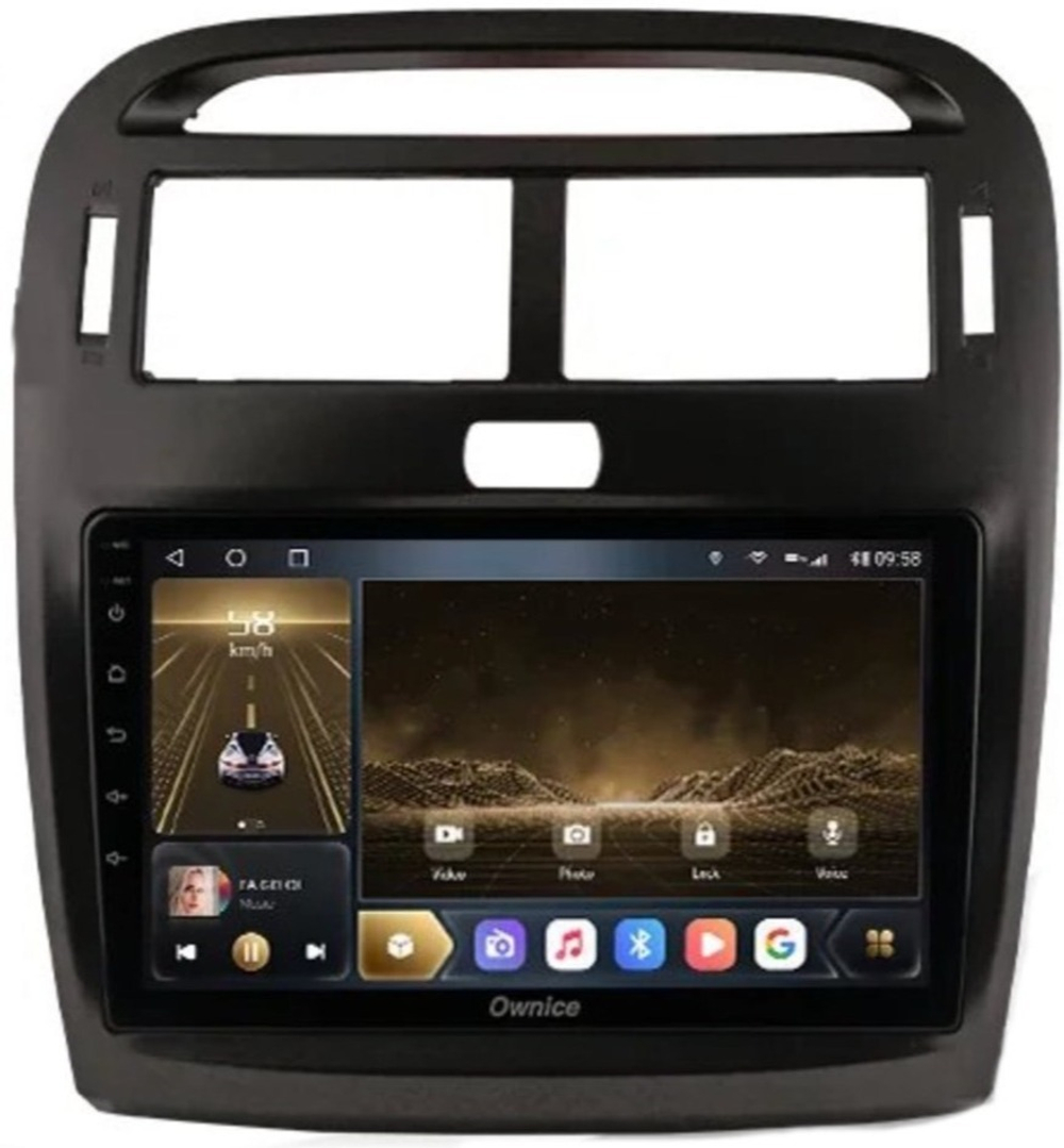 Магнитола для Lexus LS430, Toyota Celsior XF30 2000-2006 (ШГУ монохром) - Carmedia OL-9563-1 IPS, Android 10, 8 ядер (TS18), 4G SIM-слот