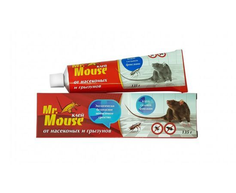 От грызунов и насекомых клей 135гр. туба Mr Mouse М-002