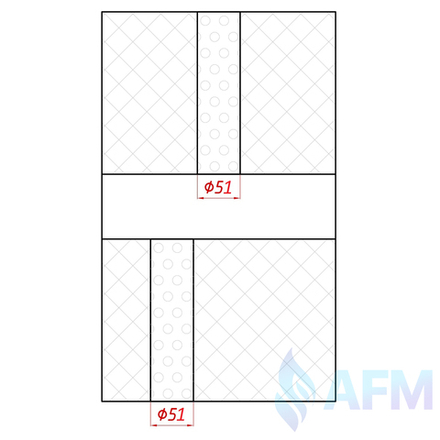 Глушитель универсальный нерж., набитый, камера 5.4.89.450