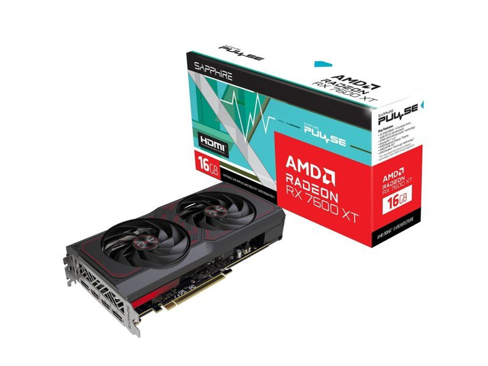 Видеокарта Sapphire AMD Radeon RX 7600XT PULSE GAMING [11339-04-20G]