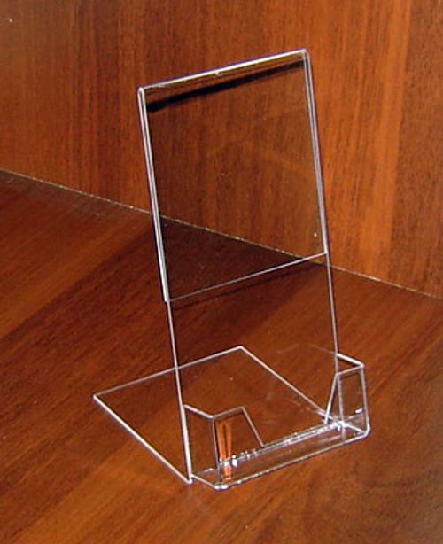 Подставка под евробуклет с визитницей