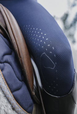 Леггинсы для верховой езды EQUITHÈME Acacia Navy Blue