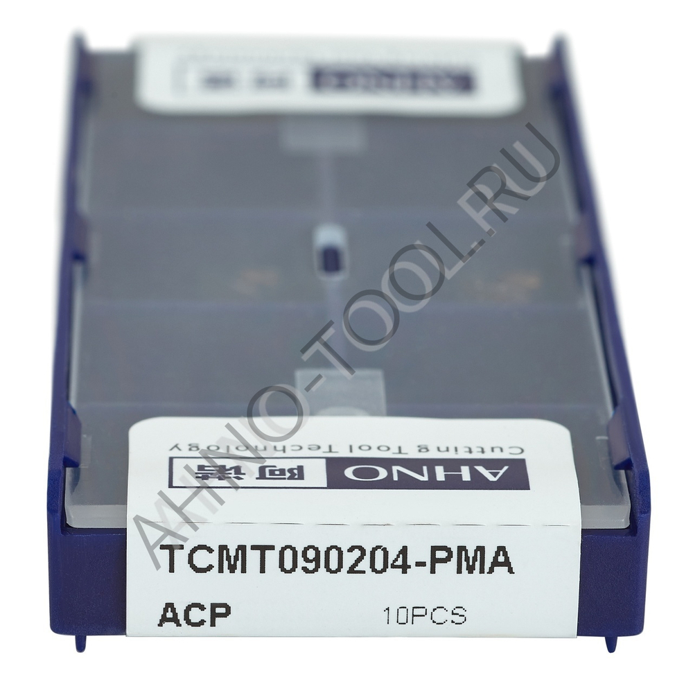 Пластина твердосплавная ISO TCMT090204-PMA ACP20E AHNO по стали, получистовая