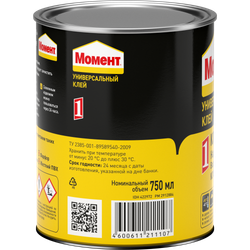 Клей Момент 422972 Момент-1 классик 750 мл. | Клеи бытовые и универсальные