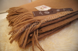 Плед из верблюжьей шерсти  Gobi - 150х200 см. (арт. B03cl072 ф-3) - камел
