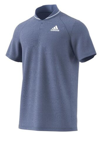Мужское поло теннисное Adidas Club Rib Polo - blue/white