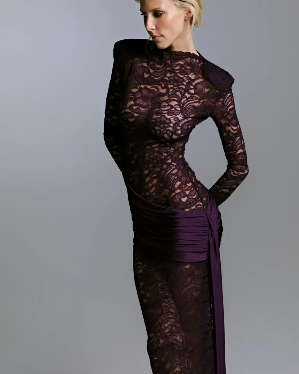 Платье Siren, Фиолетовое
