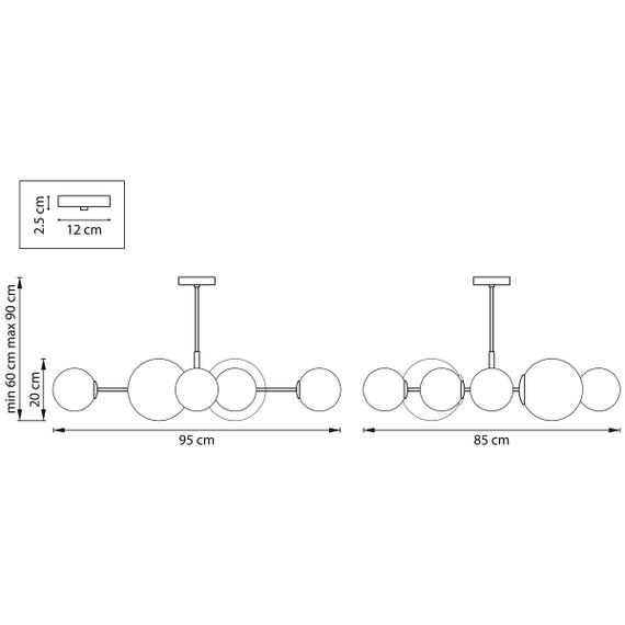 Подвесная люстра Lightstar Croco 815480
