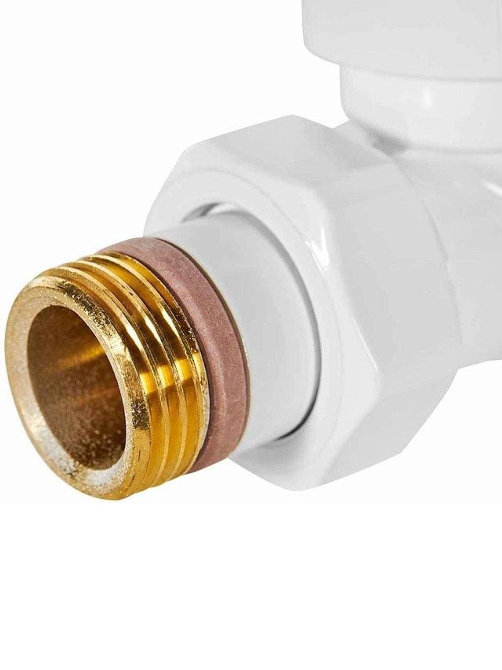Комплект клапанов термостатический DESIGN 1/2 прямой белый STOUT (SVTDK-0001-000015W )