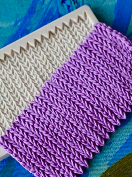 Молд силиконовый "Вязание"