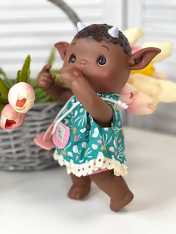 Пупс Nines 24см Duendys Gofry-mulato (N0374N2)