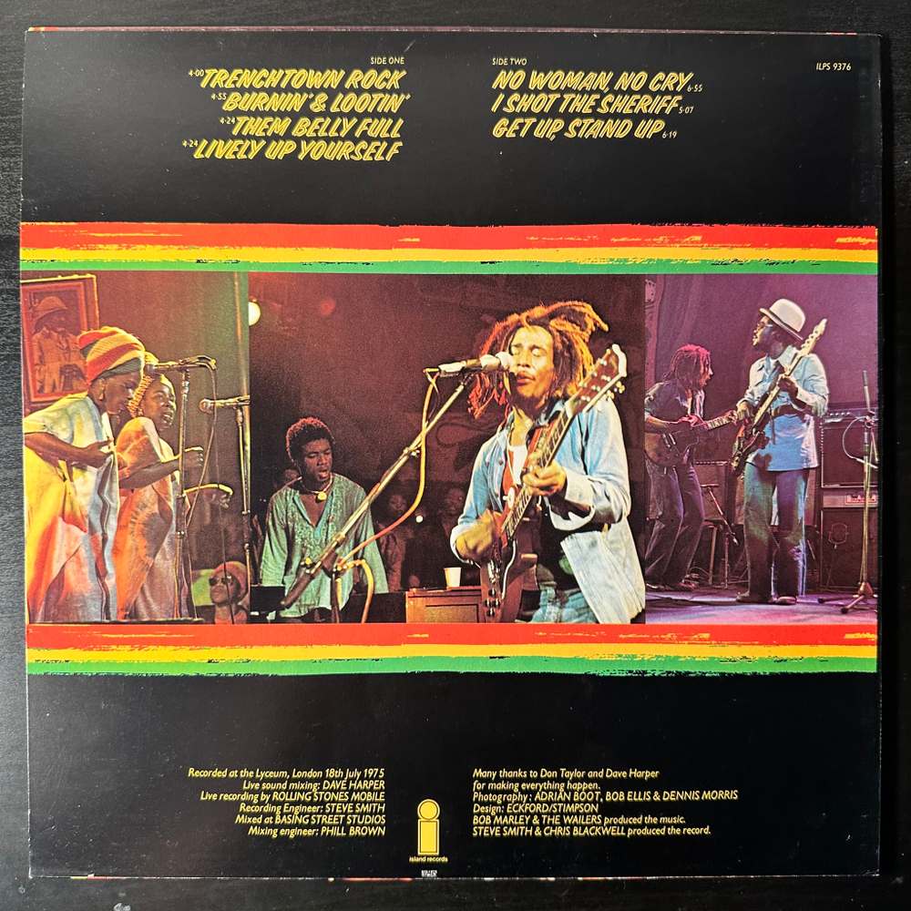 Bob Marley And The Wailers - Live! (Скандинавия 1975г.)