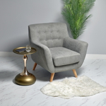 Кофейный столик Angel 40x55см, латунь, металл