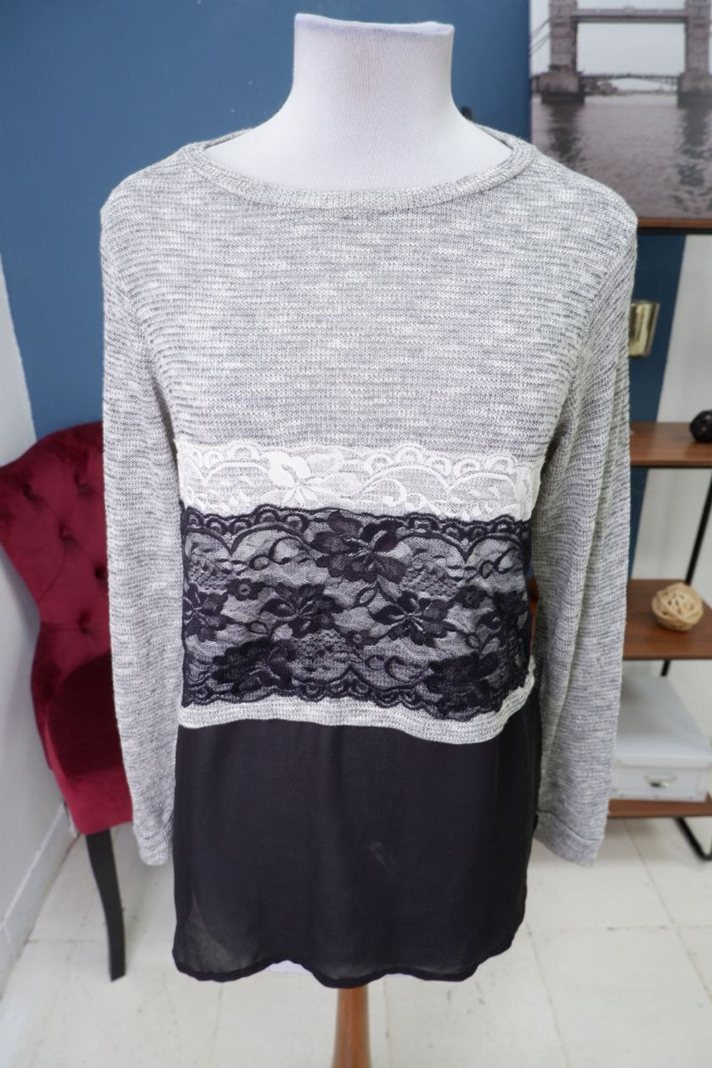 Джемпер Gloria&Johns комбинированный 48 размер