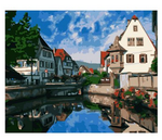 Картина по номерам 40*50см "Город Ульм" (Lori)