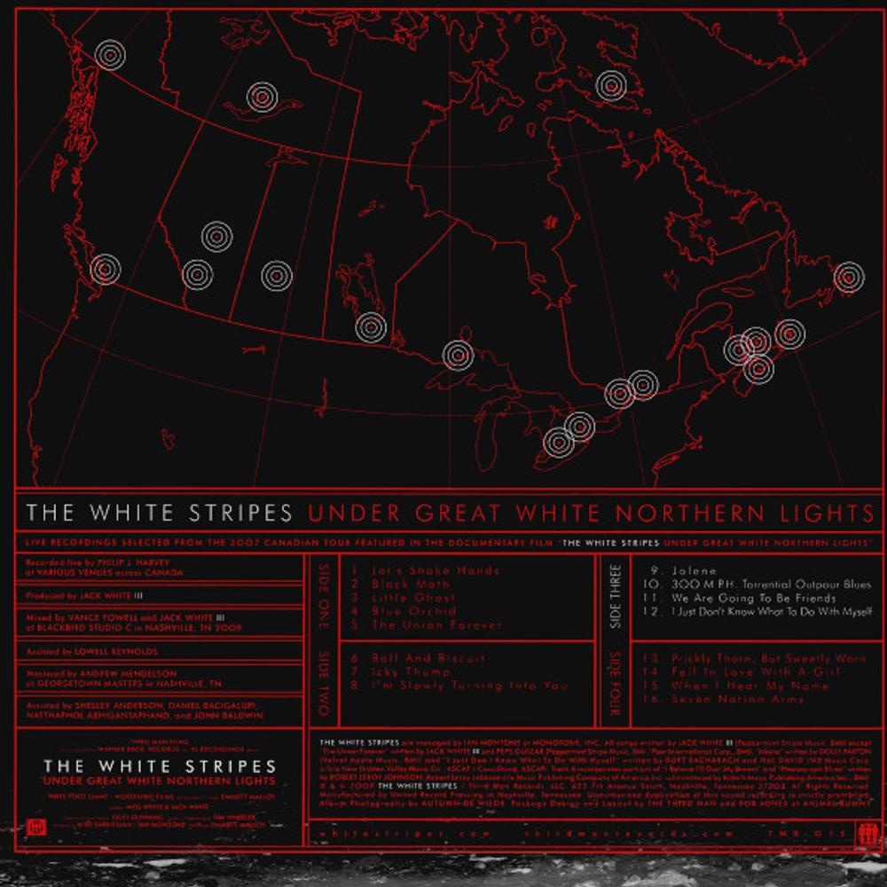 The White Stripes / Under Great White Northern Lights (2LP)