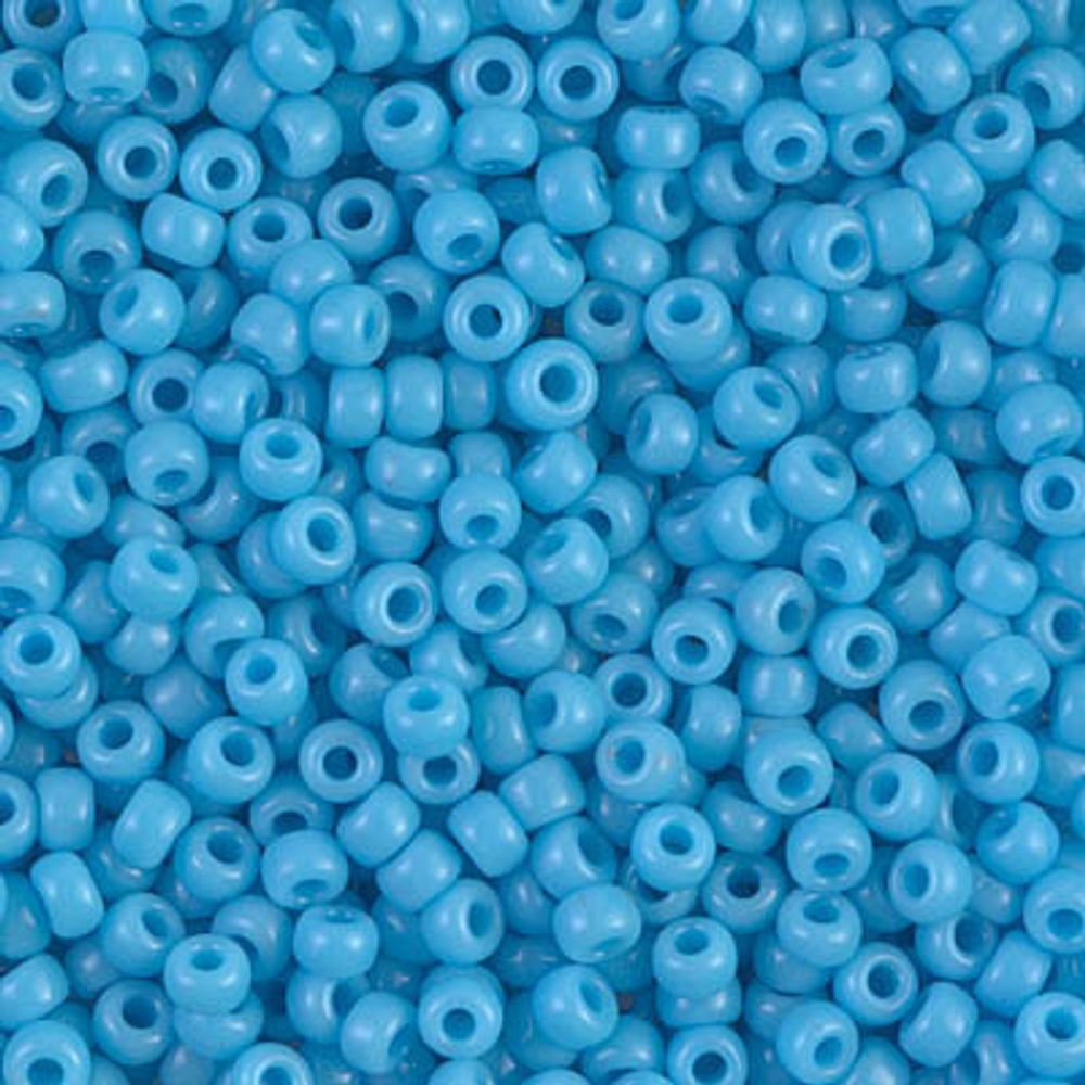 Miyuki Seed Beads 8/0 Opaque Turquoise Blue SB0413