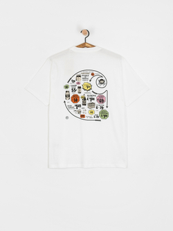 Футболка Carhartt WIP Catalogue C Logo белая
