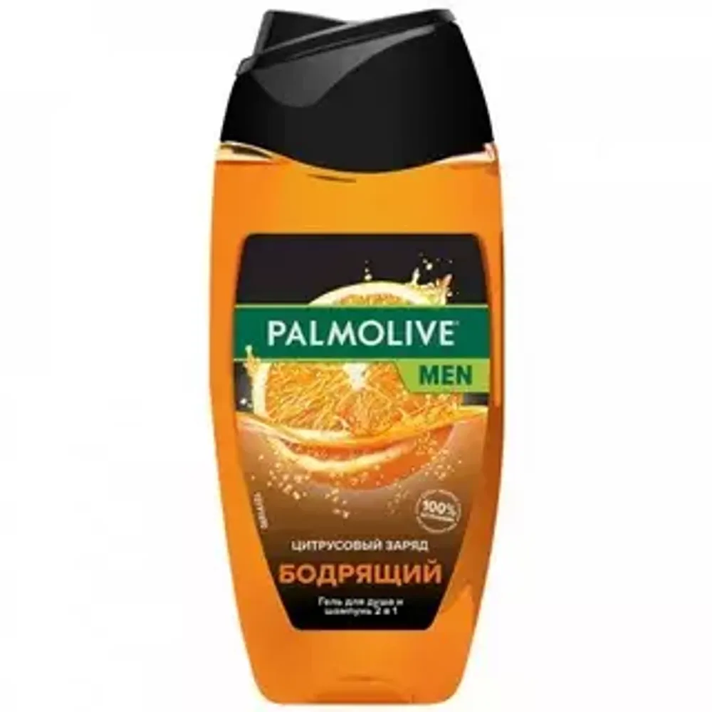 250мл FOR MEN PALMOLIVE гель д/душа 2в1  ЦИТРУСОВЫЙ ЗАРЯД Бодрящий бергамот и грейпфрутом *12