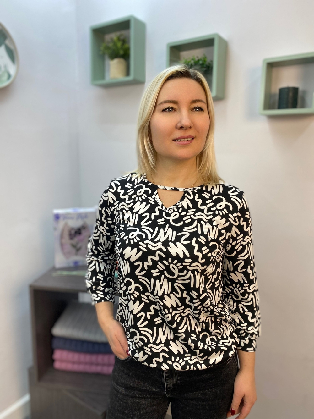 Джемпер женский "Д-27 В.З" рукав 3/4 (СТИЛЬ)