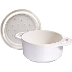 STAUB - Мини-кокотница 200мл, цвет слоновой кости / артикул   40511-997-0  / GTIN 4009839376986