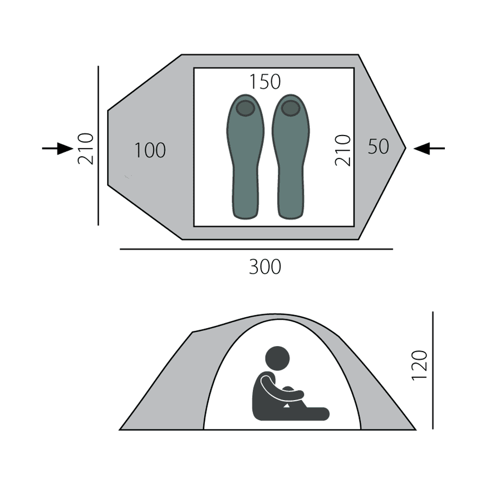 ПАЛАТКА BTRACE TALWEG 2+
