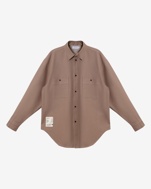 Рубашка Sashina Oversize песочная