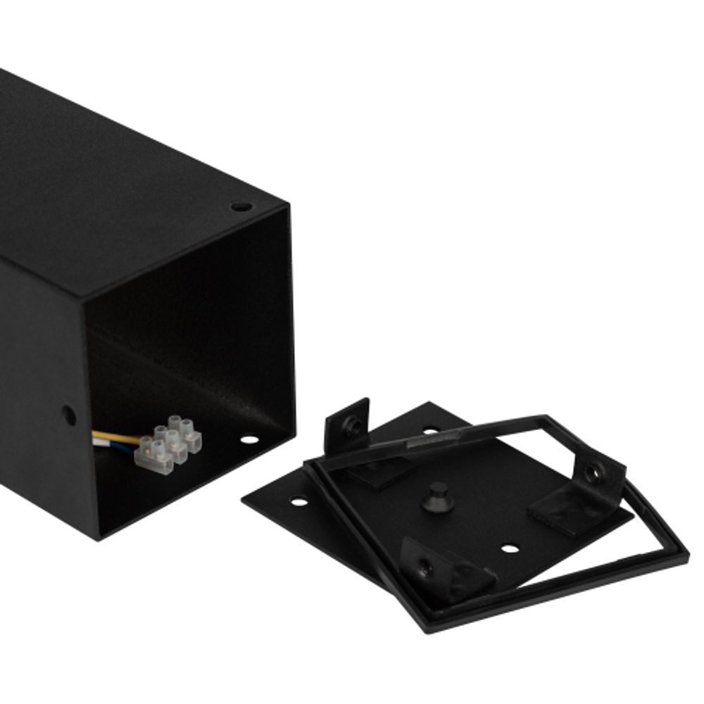 Садово-парковый светильник ЭРА ИНОКС-8410 напольный черный IP54 Е27 max60Вт | Садово-парковые светильники