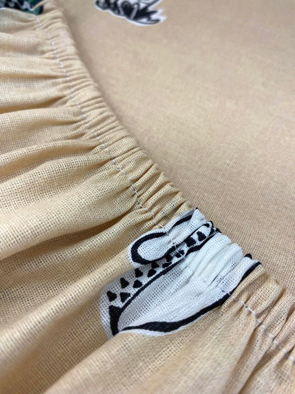 Простынь на резинке Сказка "Creeper" 180х200 см, перкаль