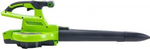 Воздуходув-садовый пылесос аккумуляторный GREENWORKS GD40BVK4 40V 2406907UB