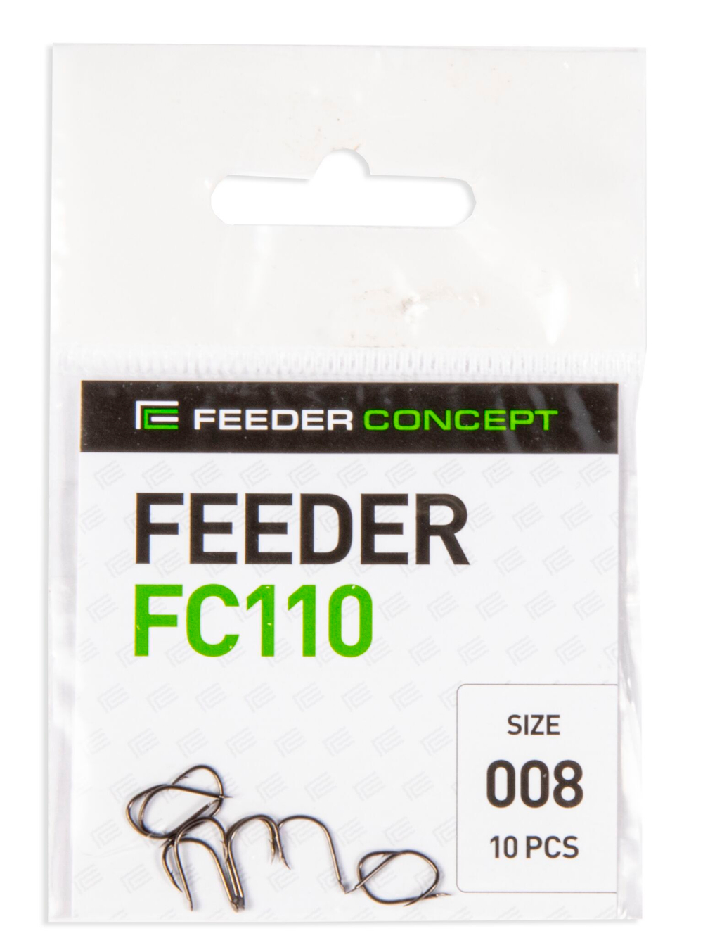 Крючки FC FEEDER, серия FC110, №8, уп. 10шт