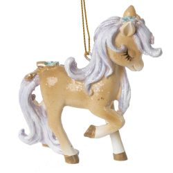 GAEM Фигурка декоративная подвесная "Лошадка", L7,5 W2 H8,5 см