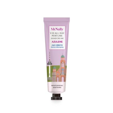 Крем для рук парфюмированный с азуленом - V10 all day perfume hand cream azulene, 30мл