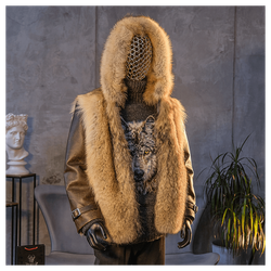 Куртка с мехом волка «Волчья бригада»