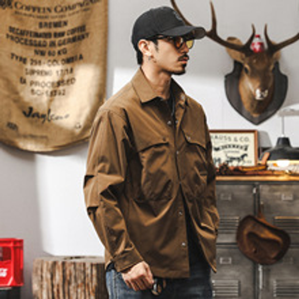 Куртка лёгкая мужская весна в Американском стиле от Jerryeno