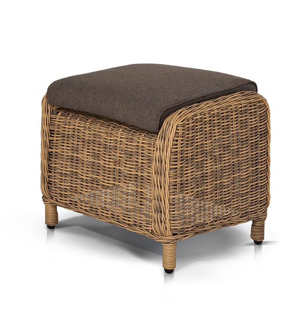 "Толедо" пуф плетеный, цвет соломенный