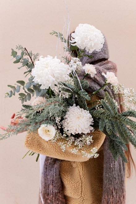 Зимний букет "snowfall"