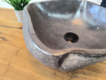 Раковина из речного камня RS-65783 44х37х15 из натурального камня
