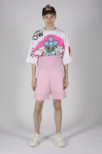 WALTER VAN BEIRENDONCK ШОРТЫ РОЗОВЫЕ